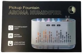 Aromaterapeutický difuzér na esenciálne oleje s RGB osvetlením - LA-0649-2 - 700 ml - oranžová