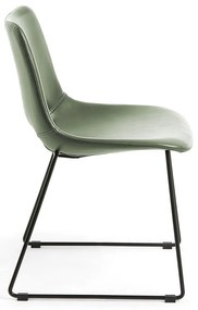 Zelená jedálenská stolička Kave Home Zahara