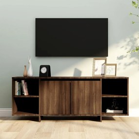 TV skrinka hnedý dub 130x35x50 cm drevotrieska