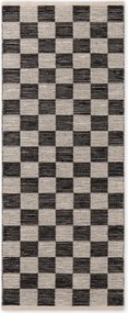 Behúň Handloom 106333 Rex White Black, 80x300, čiernobiela, chodba / predsieň, Hanse Home