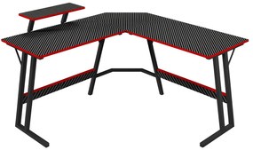 Herný stôl BG02 čierny 130 cm