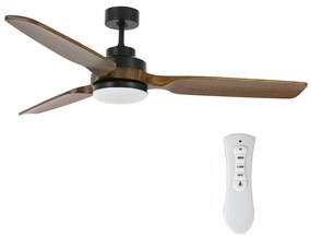 Lucci air 213054 - LED Stropný ventilátor SHOALHAVEN GX53/17W/230V paulovnia +DO FAN00142