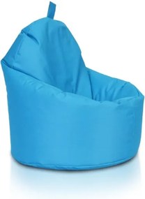 Sedací vak Yoko ekokoža / polyester TiaHome - Svetlo modrá