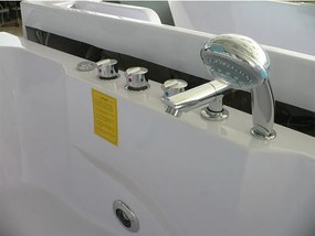 BPS-koupelny Hydromasážna vírivá vaňa Carmen 631L 180x120, ľavá