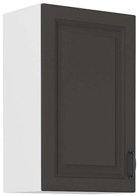 Kuchynská skrinka STILO grafit mat/biely 45g-72 1f