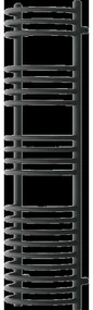 Mexen Eros radiátor kúpeľňový 1200 x 318 mm, 421 W, antracit - W112-1200-318-00-66
