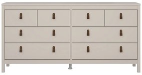 Sivobéžová komoda 159x80x38 cm Madrid – Tvilum