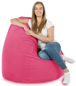 Plyšový sedací vak SAKO Ružový