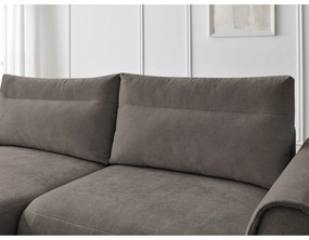 Hnedá rohová pohovka Aden – Bobochic Paris