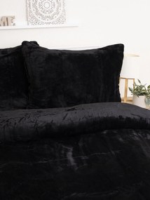 Predĺžené obliečky mikroplyš Exclusive – Laura čierna