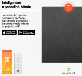 Blumfeldt Heat Square, Infračervené vykurovanie, WiFi ovládanie, 350 W, IP44