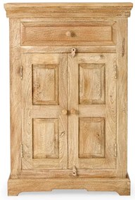 furniture-nabytek.cz - Masívna komoda z mangového dreva, lakovaná, prírodná farba – 75×46×114 cm