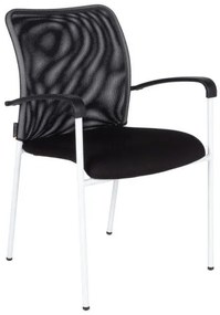 OFFICE PRO Konferenčná rokovacia stolička TRITON WHITE čierna