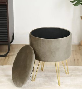 Úložná taburetka LILI béžová