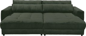 XXXLutz VEĽKÁ POHOVKA, textil, kompozitné drevo, tmavozelená MID.YOU - Sedačky - 002220033611