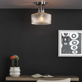 Där Lighting LEN4846 - Prisadený luster LENKA 1xE27/60W/230V matný chróm
