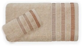 Bavlnený uterák Sagitta 50x90 cm latte