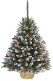 Dekorstudio Umelý Vianočný stromček Smrek ILEX v jute Výška stromčeka: 180cm