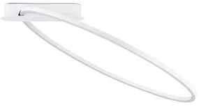 LED stmievateľné biele moderné stropné svietidlo Kiklos