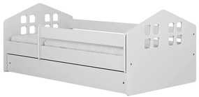 Detská posteľ Kacper+Sz Biely 80x140