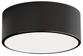 Kúpeľňové stropné svietidlo CLEO 1xE27/24W/230V pr. 20 cm čierna IP54