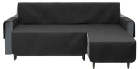Poťah na rohovú sedačku pravý PARIS čierny, 200 cm