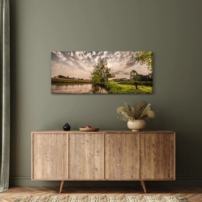 Obraz prírody s lúčmi (120x50 cm)