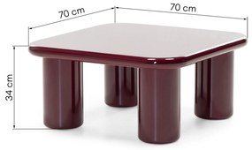 Konferenční stolek Cherry 70 cm vínový/třešňový