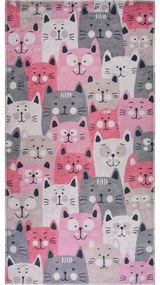 Ružový detský koberec 120x180 cm Silly Cats – Vitaus