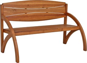 Hnedá drevená záhradná lavica Hadia – Garden Pleasure