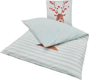 Detské bavlnené obliečky FYNN FROST svetlomodré Rozmer obliečky: 80 x 80 cm | 135 x 200 cm