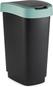 Odpadkový kôš z recyklovaného plastu 50 l Twist - Rotho