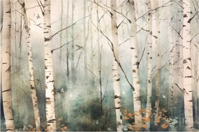 Obraz - Kresba lesného vzoru (90x60 cm)