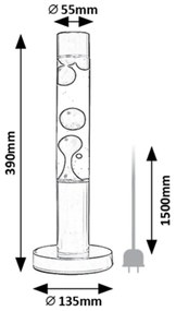Rabalux LAVASTIC LED lávová lampa 76028