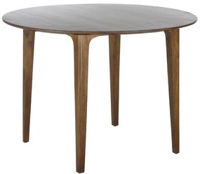 Okrúhly jedálenský stôl z masívneho mangového dreva „Archie", Ø 110 cm