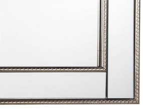 Nástenné zrkadlo 60 x 90 cm zlaté/strieborné FENIOUX Beliani