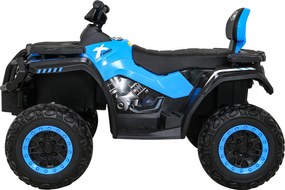 Ramiz Štvorkolka XT-Speed pre deti Modrá + 4x4 + EVA + Pomalý štart + Rádio MP3 + LED