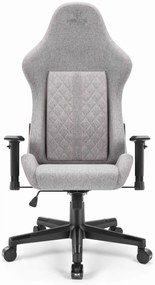 Hells Herná stolička Hell's Chair HC-1006 Grey Pink Fabric