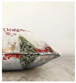 Obliečka na vankúš s vianočným motívom 43x43 cm – Mila Home