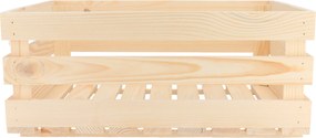 ČistéDrevo Drevená debnička 50 x 39 x 20 cm (vhodná na ovocie)