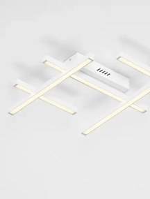 LED stmievateľné biele moderné stropné svietidlo Pace