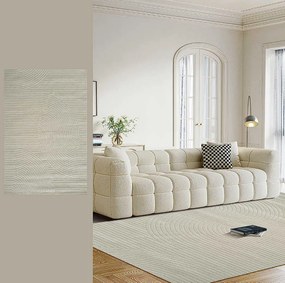 TZ Sivý obdĺžnikový geometrický koberec Strado Polo Path Grey vzor pruhy Rozmer: 120x170 cm