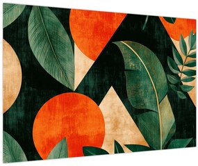 Obraz - Geometrické prírodné motívy II. (90x60 cm)