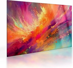 Sklenený obraz - Dynamická abstrakcia (70x50 cm)