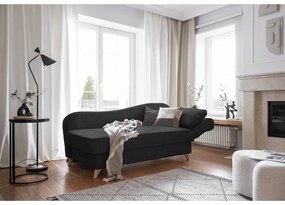 Antracitová menčestrová leňoška (pravý roh) Chic Charlotte – Miuform