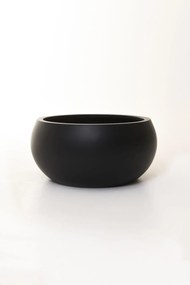 Miska na rastliny MORINO, sklolaminát, výška 21 cm, antracit