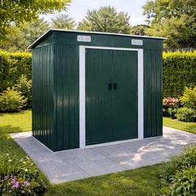 Záhradný domček BestBerg BBSH-407GR / 2,8 m² / 130 x 213 x 191 cm / zelená