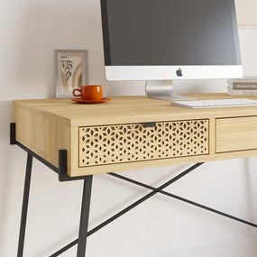 Pracovný stôl v dekore duba 60x110 cm Ecrin – Marckeric