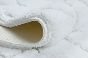 Kúpeľňový koberček SUPREME STONES kamienky, biely