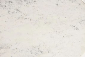 Odkladací stolík s mramorovou doskou 37x56 cm Tanda – White Label